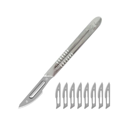 Stainless Steel Surgery Handle +10PCS No.23 Blades