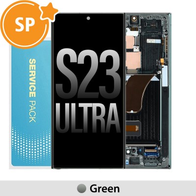 Samsung Galaxy S23 Ultra 5G S918B OLED Screen Replacement Digitizer GH82-30465C (Service Pack)-Green