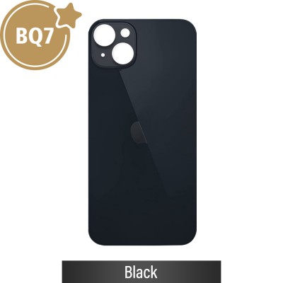 BQ7 Rear Glass With 3M Adhesive Replacement for iPhone 14 Plus-Black