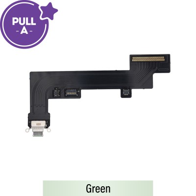 Charging Port with Flex Cable for iPad Air (2020) (Wi-Fi + Cellular) (PULL-A)-Green