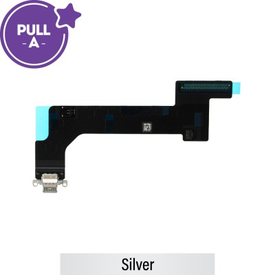 Charging Port with Flex Cable for iPad (2022) (Wi-Fi + Cellular) (PULL-A)-Silver