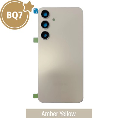 BQ7 Rear Cover Glass for Samsung Galaxy S24 S921B-Amber Yellow