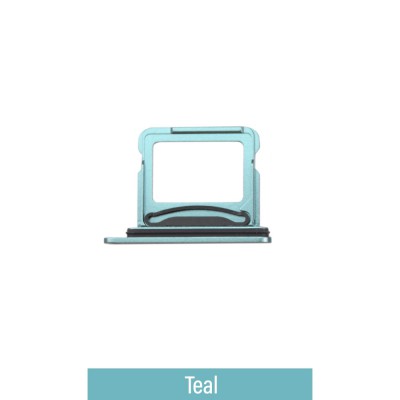 Dual SIM Card Tray for iPhone 16 / 16 Plus-Teal (Compatible with Single SIM Phones and Dual SIM Phones)