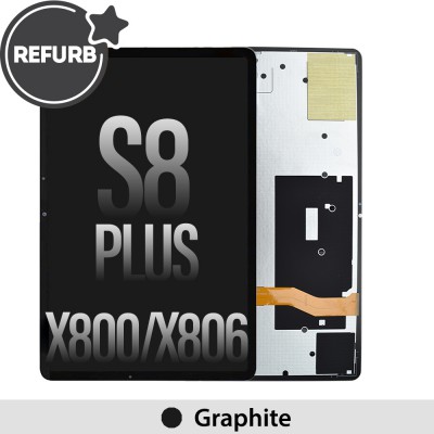 REFURB OLED Assembly Replacement for Samsung Galaxy Tab S8 Plus X800 / X806-Graphite (Wifi / 5G)
