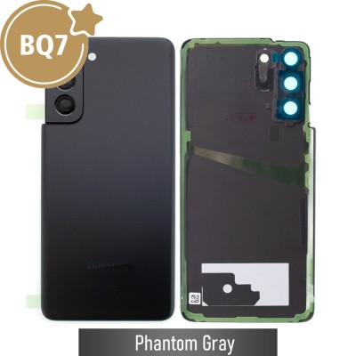 BQ7 Rear Cover Glass For Samsung Galaxy S21-Phantom Gray