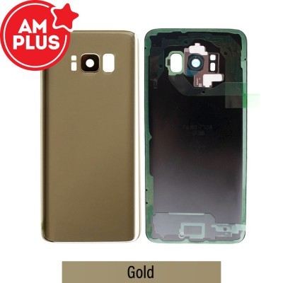 AMPLUS Rear Cover Glass For Samsung Galaxy S8 G950F-Gold