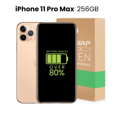 Apple Used Fully Functional iPhone 11 Pro Max 256GB Over 80% Battery Health - Grade B+ (Excellent)
