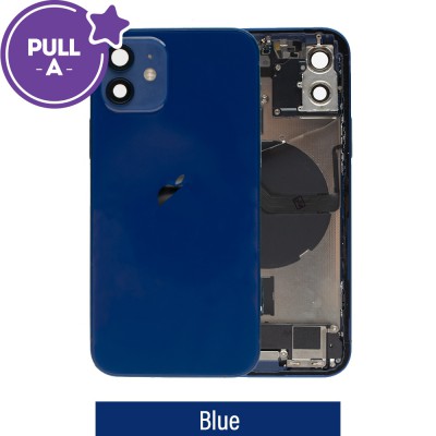 Rear Housing with Full Set Parts for iPhone 12-Blue (PULL-A)