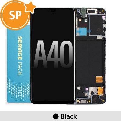 Samsung Galaxy A40 A405F OLED Screen Replacement Digitizer GH82-19672A / 19674A (Service Pack)-Black