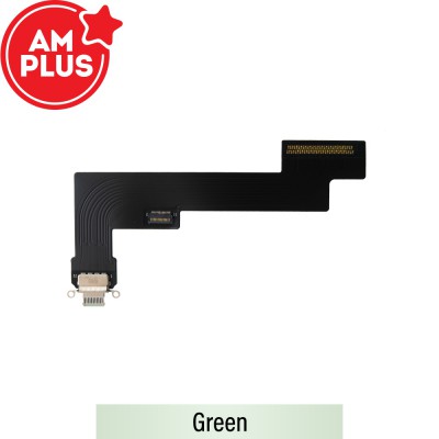 AMPLUS Charging Port with Flex Cable for iPad Air (2020) (Wi-Fi)-Green