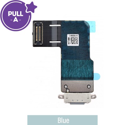 Charging Port with Flex Cable for iPad Air 11 (2024) (PULL-A)-Blue