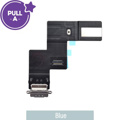 Charging Port with Flex Cable for iPad Air 13 (2024) (PULL-A) -Blue