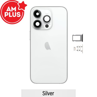 AMPLUS Rear Housing for iPhone 14 Pro Max-Silver