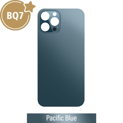 BQ7 Rear Glass With 3M Adhesive Replacement for iPhone 12 Pro (NO LOGO)-Pacific Blue