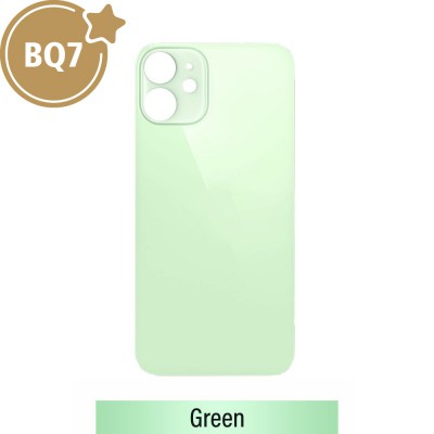 BQ7 Rear Glass With 3M Adhesive Replacement for iPhone 12 mini (NO LOGO)-Green