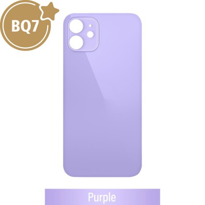 BQ7 Rear Glass With 3M Adhesive Replacement for iPhone 12 mini (NO LOGO)-Purple