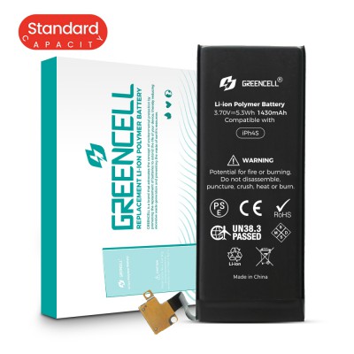 Greencell (Standard Capacity 1430mAh) iPhone 4s Replacement Battery with Adhesive Strips