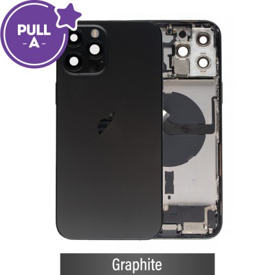 Rear Housing with Full Set Parts for iPhone 12 Pro Max-Graphite (PULL-A)