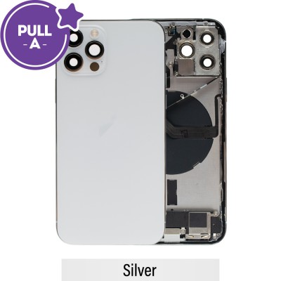 Rear Housing with Full Set Parts for iPhone 12 Pro-Silver (PULL-A)
