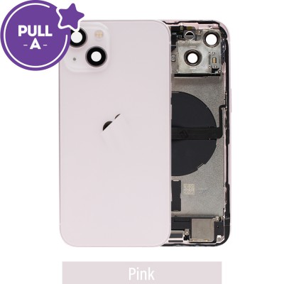 Rear Housing with Full Set Parts for iPhone 13-Pink (PULL-A)