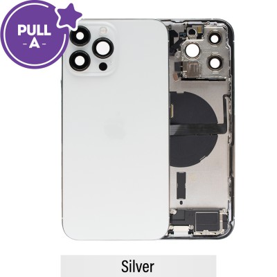 Rear Housing with Full Set Parts for iPhone 13 Pro Max-Silver (PULL-A)
