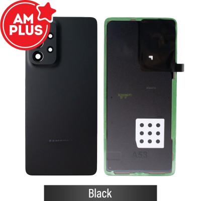 AMPLUS Rear Cover Glass For Samsung Galaxy A53 5G A536B (Improved Quality)-Black