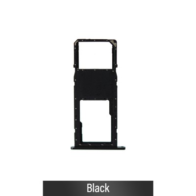 Single SIM Card Tray for Samsung Galaxy A11 A115F-Black