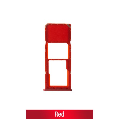 Single SIM Card Tray for Samsung Galaxy A21s A217F-Red