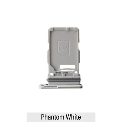 Single SIM Card Tray for Samsung Galaxy S21 5G G991-Phantom White