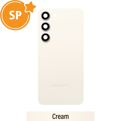 Rear Cover Glass For Samsung Galaxy S23 Plus S916B GH82-30384B (Service Pack)-Cream
