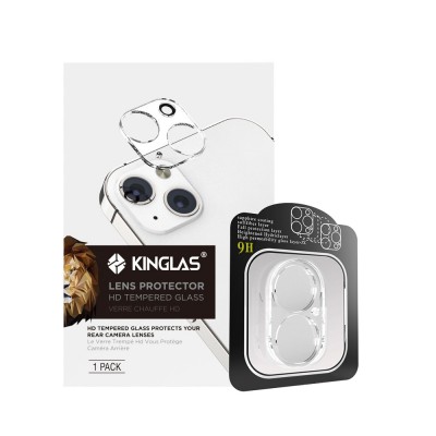 Kinglas Back Camera Lens HD Tempered Glass for iPhone 16 / 16 Plus