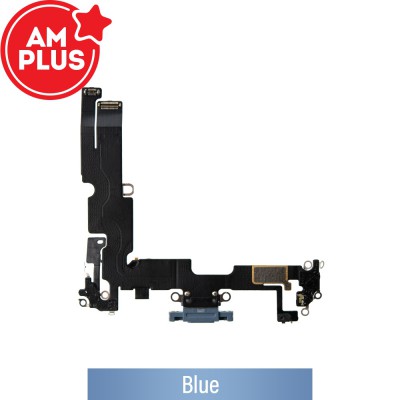 AMPLUS Charging Port for iPhone 14 Plus-Blue