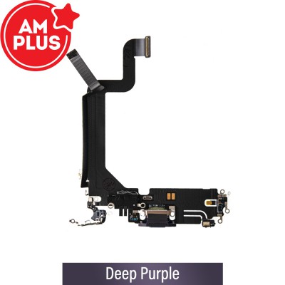AMPLUS Charging Port for iPhone 14 Pro Max-Deep Purple