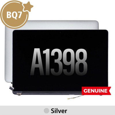 LCD Display Assembly for MacBook Pro Retina 15'' A1398 (Mid 2015) (BQ7)-Silver (This is genuine glass and genuine flex)