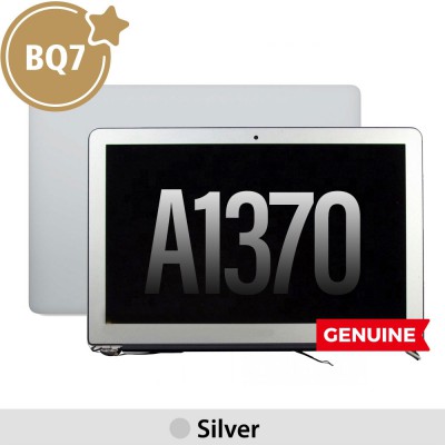 Complete LCD Display Assembly for MacBook Air 11" A1370 (2012) (BQ7) -Silver (This is genuine glass and genuine flex)