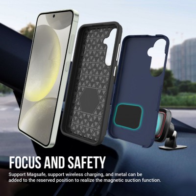 Rhinos Rugged Shockproof Magsafe Cover Case for Samsung Galaxy S24 FE