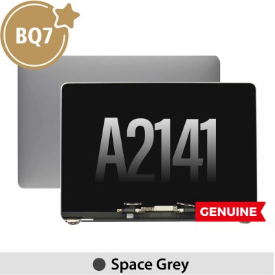 Complete LCD Display Assembly for MacBook Pro 16" A2141 (2019) (BQ7)-Space Grey (This is genuine glass and genuine flex)