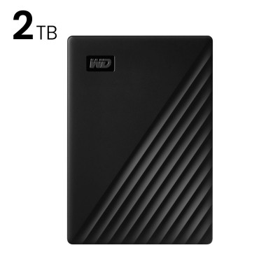 Western Digital 2TB My Passport Portable USB 3.2 External Hard Drive (WDBYVG0020BBK)