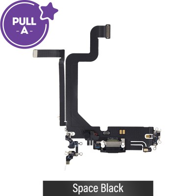 Charging Port for iPhone 14 Pro Max (PULL-A)-Space Black