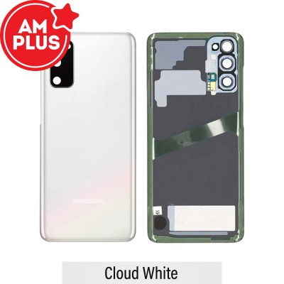 AMPLUS Rear Cover Glass For Samsung Galaxy S20 G980F-Cloud White