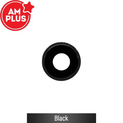AMPLUS Rear Camera Lens with Bezel for iPhone XR-Black