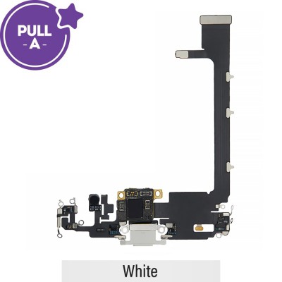Charging Port with PCB for iPhone 11 Pro Max (PULL-A)-White