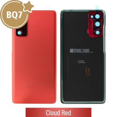 BQ7 Rear Cover Glass For Samsung Galaxy S20 FE / 5G (G780 / G781)-Cloud Red