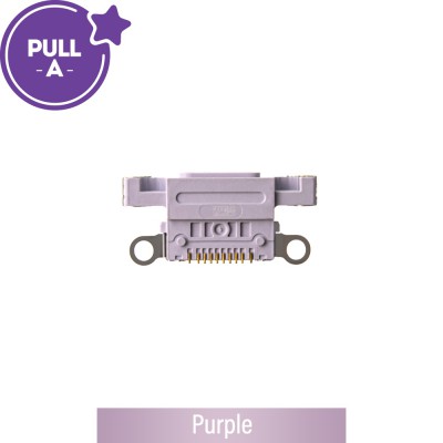 Charging Port Connector for iPhone 14 / 14 Plus (PULL-A)-Purple