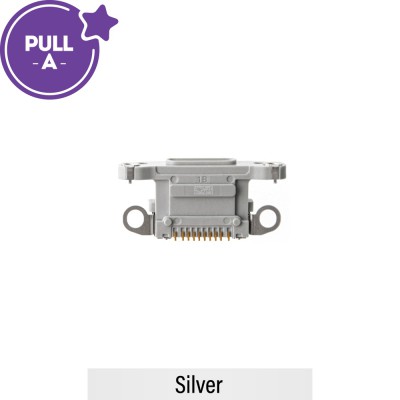 Charging Port Connector for iPhone 14 Pro / 14 Pro Max (PULL-A)-Silver