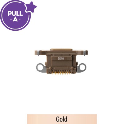 Charging Port Connector for iPhone 14 Pro / 14 Pro Max (PULL-A)-Gold