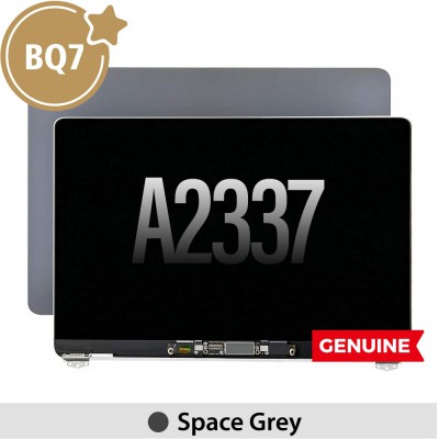 Complete LCD Display Assembly for MacBook Air 13" A2337 (BQ7)-Space Grey (This is genuine glass and genuine flex)