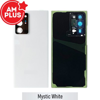AMPLUS Rear Cover Glass For Samsung Galaxy Note 20 Ultra N985F-Mystic White