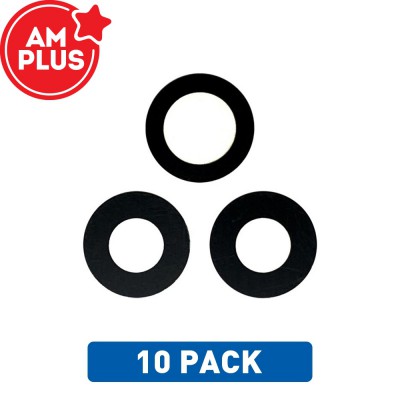 AMPLUS Rear Camera Lens Glass Only for iPhone 12 Pro (3 Pieces X 10 Pack)