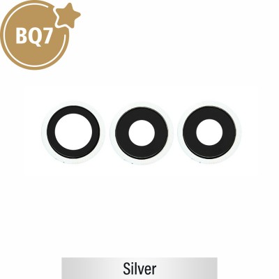 BQ7 Rear Camera Lens With Bracket for iPhone 12 Pro Max-Sliver